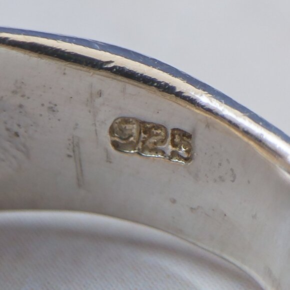 Sterling Silver Cat Mask Ring – Open Eyes, Size 5.5, 3.45 g - Picture 6 of 13